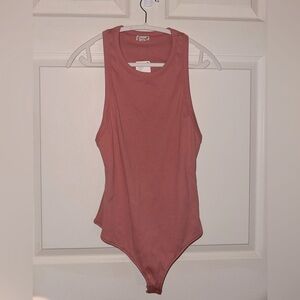 NWT Intimately free people pink tank bodysuit L casual balletcore minimalist